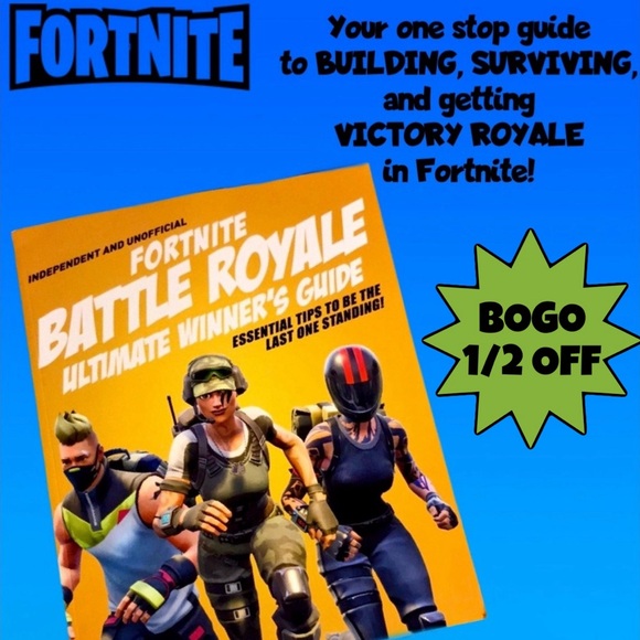 🎉{BOGO 1/2 OFF} •Fortnite Battle Royale Ultimate Video Game Winners Guide - Picture 1 of 5